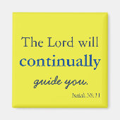 God zal met je zijn, Magnet (Voorkant)