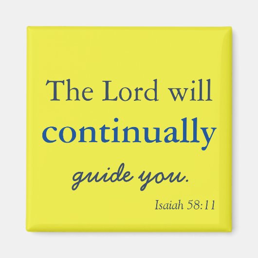 God zal met je zijn, Magnet (Voorkant)