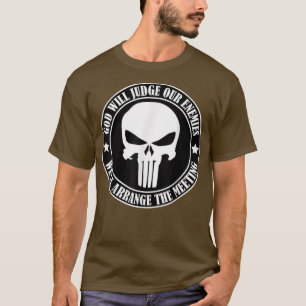 God zal onze vijanden beoordelen t-shirt
