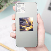 God zal voor ons zorgen - Spaans zegen poster Sticker (Telefoon)