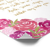 God zal wegvagen alle tranen Openbaring 21:4 Poster (Hoek)