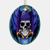 God Zegen Amerika Keramisch Ornament (Rechts)
