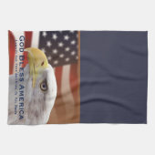 God Zegen Amerika Land van de Vrije Keukenhanddoek (Horizontaal)