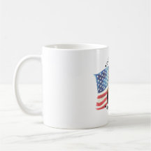 God Zegen Amerika Met Vlag/Adelaar/Vuurwerk