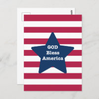 God Zegen Amerika Rood Wit En Blauw