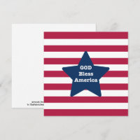 God Zegen Amerika Rood Wit En Blauw