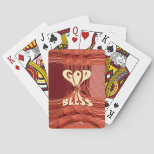 God Zegen Art Print Pokerkaarten