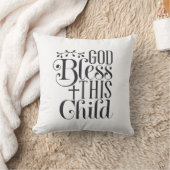 God Zegen Dit Kind Doop Christelijk Kussen (Deken)