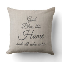 God Zegen Dit Thuis Elegant Script