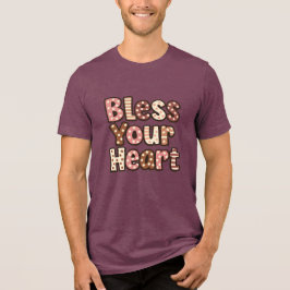 God Zegen Je Hart Tri-Blend Shirt