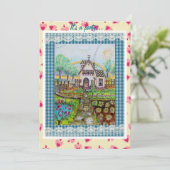 God zegen onze uitnodiging thuis (Staand voorkant)