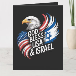 God Zegen USA Israël Kaart