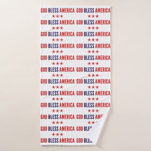 God zegenAmerika Badhanddoek (Badhanddoek)