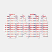 God zegenAmerika Bedankdoosjes (Uitgevouwen)