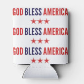 God zegenAmerika Blikjeskoeler (Achterkant)