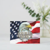 God zegenAmerika Briefkaart (Staand voorkant)