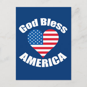 God zegenAmerika Briefkaart