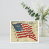 God zegenAmerika Briefkaart (Staand voorkant)