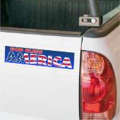 God zegenAmerika Bumpersticker (Op Truck)