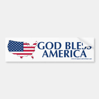 God zegenAmerika Bumpersticker