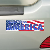 God zegenAmerika Bumpersticker (Op auto)