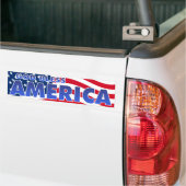 God zegenAmerika Bumpersticker (Op Truck)