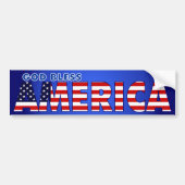 God zegenAmerika Bumpersticker (Voorkant)