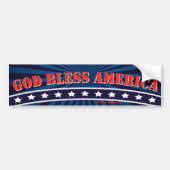 God zegenAmerika Bumpersticker (Voorkant)