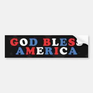 God zegenAmerika Bumpersticker