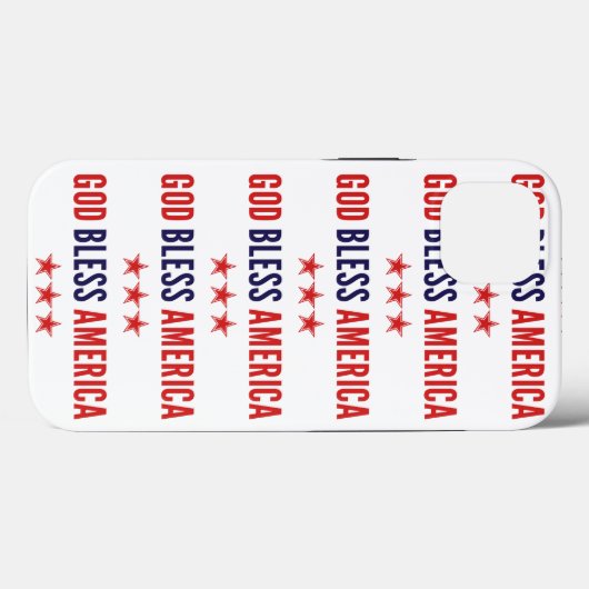 God zegenAmerika Case-Mate iPhone Case (Achterkant (horizontaal))