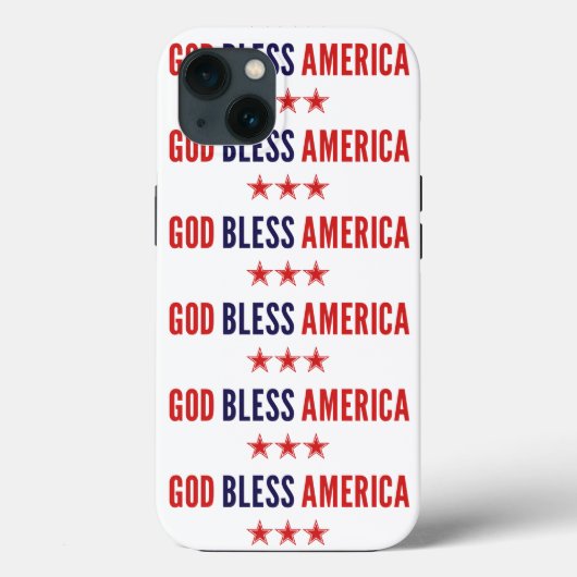 God zegenAmerika Case-Mate iPhone Case (Achterkant)