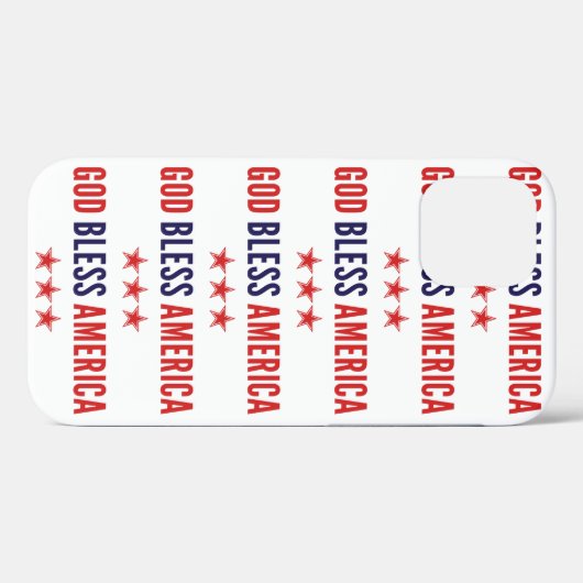 God zegenAmerika Case-Mate iPhone Case (Achterkant (horizontaal))
