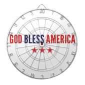 God zegenAmerika Dartbord (Voorkant)