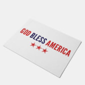 God zegenAmerika Deurmat (Schuin)