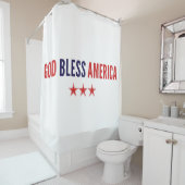 God zegenAmerika Douchegordijn (In situ)