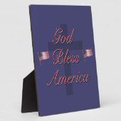 God zegenAmerika Fotoplaat (Zijkant)