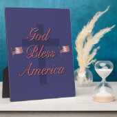 God zegenAmerika Fotoplaat (Zijkant)