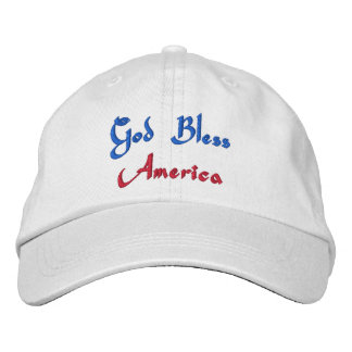 God zegenAmerika Geborduurde Pet