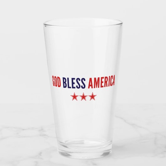God zegenAmerika Glas (Voorkant)