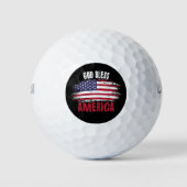 God zegenAmerika Golfballen (Voorkant)