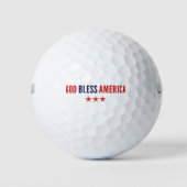 God zegenAmerika Golfballen (Voorkant)