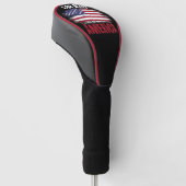 God zegenAmerika Golfheadcover (Schuin)