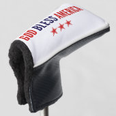 God zegenAmerika Golfheadcover (3/4 voorkant)