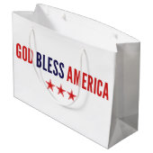 God zegenAmerika Groot Cadeauzakje (Achterkant Gekanteld)
