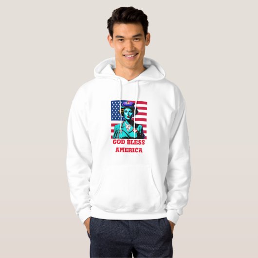 God zegenAmerika Hoodie (Voorkant volledig)