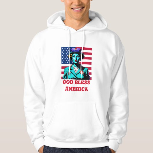 God zegenAmerika Hoodie (Voorkant)