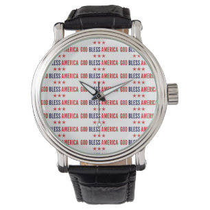 God zegenAmerika Horloge