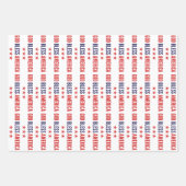 God zegenAmerika Inpakpapier Vel (Voorkant 3)