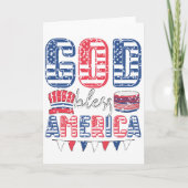 God zegenAmerika Kaart (Voorkant)