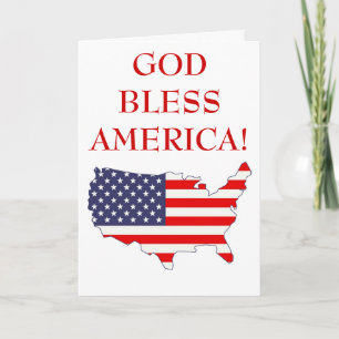 God zegenAmerika Kaart